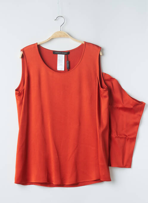 Top sans manche sans manche orange MARINA RINALDI femme