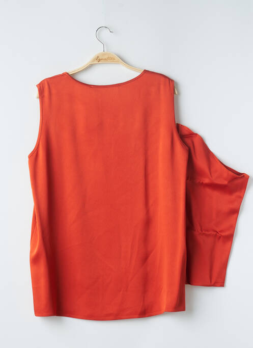 Top sans manche sans manche orange MARINA RINALDI femme