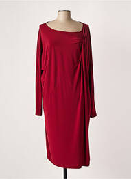 Robe mi-longue manches longues manches longues rouge PERSONA BY MARINA RINALDI femme