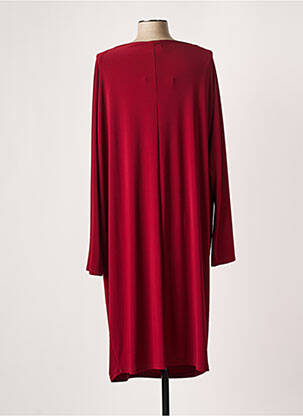 Robe mi-longue manches longues manches longues rouge PERSONA BY MARINA RINALDI femme