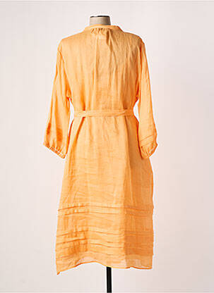Robe longue manches longues manches longues orange MARINA RINALDI femme
