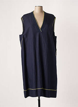 Robe mi-longue bleu PERSONA BY MARINA RINALDI pour femme
