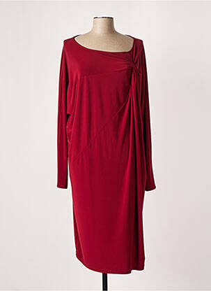 Robe mi-longue rouge PERSONA BY MARINA RINALDI pour femme