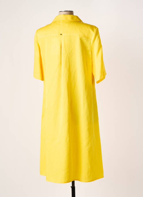 Robe mi-longue jaune MARINA SPORT pour femme