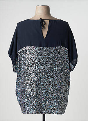 Top manches courtes manches courtes bleu PERSONA BY MARINA RINALDI femme