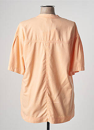 Blouse col v manches courtes orange PERSONA BY MARINA RINALDI femme