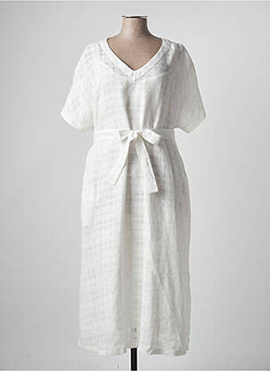 Robe longue blanc VOYAGE BY MARINA RINALDI pour femme