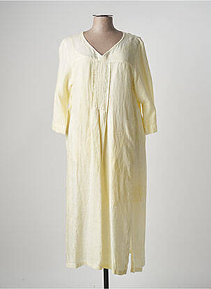 Robe longue jaune MARINA SPORT pour femme