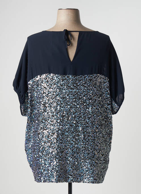 Top manches courtes manches courtes bleu PERSONA BY MARINA RINALDI femme