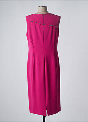 Robe mi-longue sans manche sans manche rose MARINA RINALDI femme