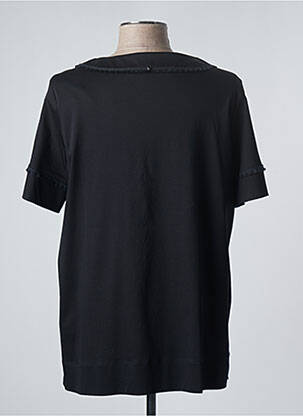 T-shirt coupe droite manches courtes noir MARINA SPORT femme