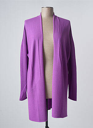 Gilet manches longues manches longues violet MARINA RINALDI femme