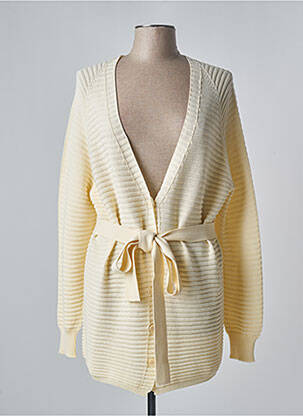 Gilet manches longues coupe cintrée beige MARINA SPORT femme