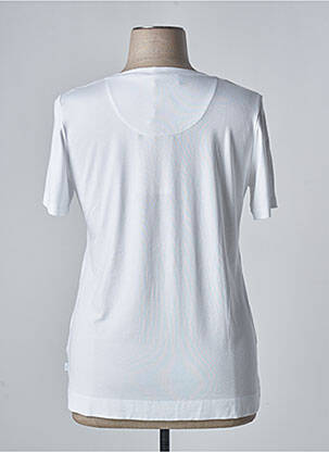 Top stretch manches courtes blanc VOYAGE BY MARINA RINALDI femme