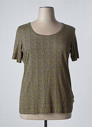 Top stretch manches courtes marron VOYAGE BY MARINA RINALDI femme