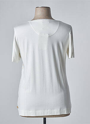 Top stretch manches courtes blanc VOYAGE BY MARINA RINALDI femme
