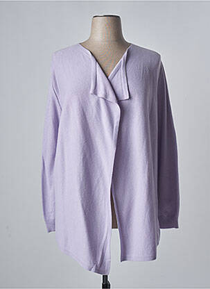 Gilet manches longues manches longues violet MARINA SPORT femme