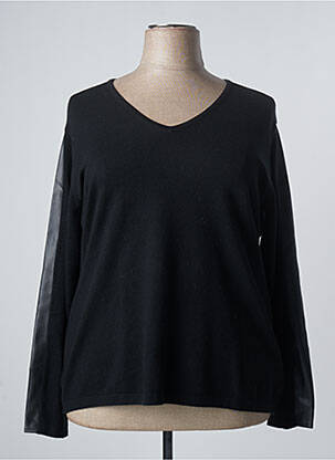 Pull noir PERSONA BY MARINA RINALDI pour femme