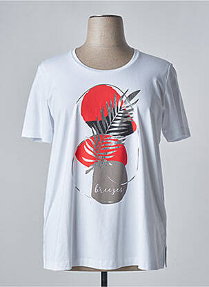 T-shirt blanc PERSONA BY MARINA RINALDI pour femme