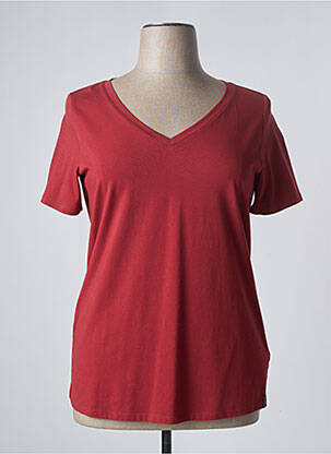 T-shirt rouge PERSONA BY MARINA RINALDI pour femme