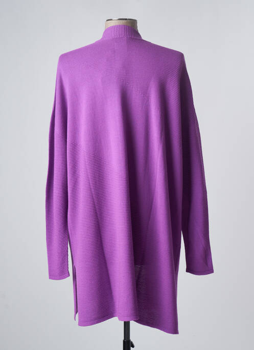 Gilet manches longues violet MARINA RINALDI pour femme