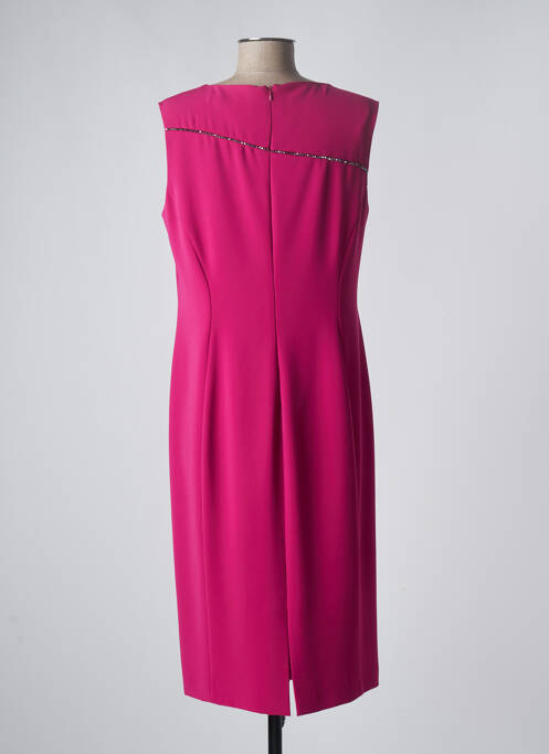 Robe mi-longue rose MARINA RINALDI pour femme