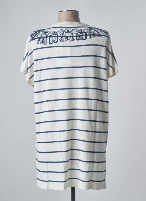 Tunique manches courtes blanc MARINA SPORT pour femme