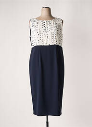 Robe mi-longue sans manche sans manche bleu MARINA RINALDI femme