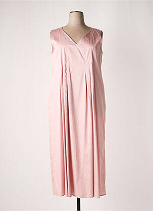 Robe mi-longue sans manche sans manche rose PERSONA BY MARINA RINALDI femme