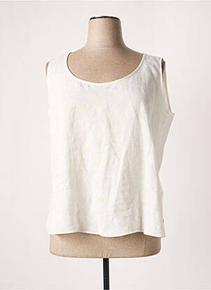 Top sans manche sans manche beige MARINA RINALDI femme