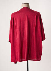 Gilet manches courtes rouge PERSONA BY MARINA RINALDI pour femme seconde vue