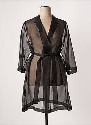 Veste kimono noir PERSONA BY MARINA RINALDI pour femme