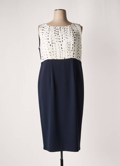 Robe mi-longue sans manche sans manche bleu MARINA RINALDI femme