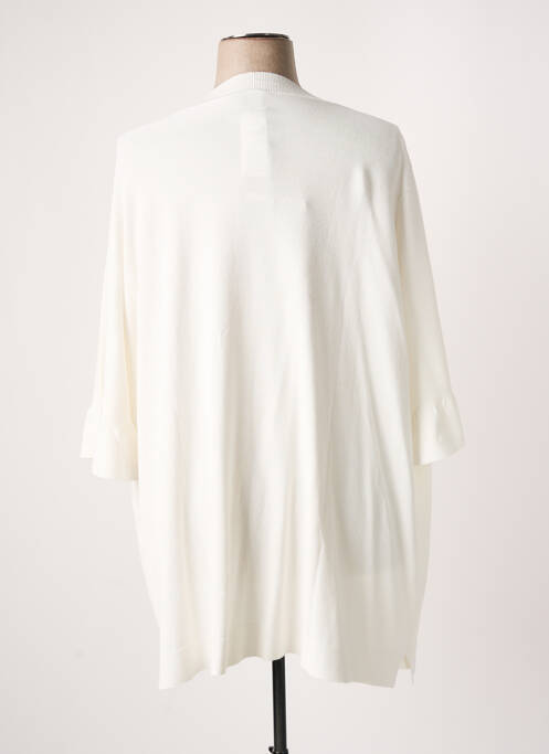 Gilet manches longues beige PERSONA BY MARINA RINALDI pour femme