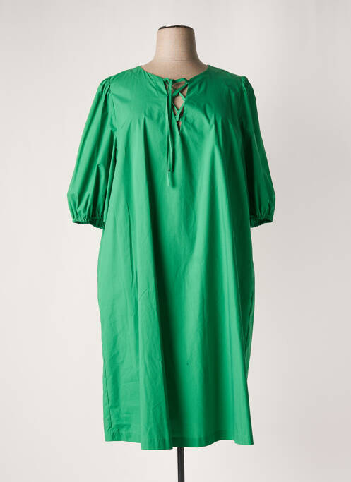 Robe mi-longue vert PERSONA BY MARINA RINALDI pour femme