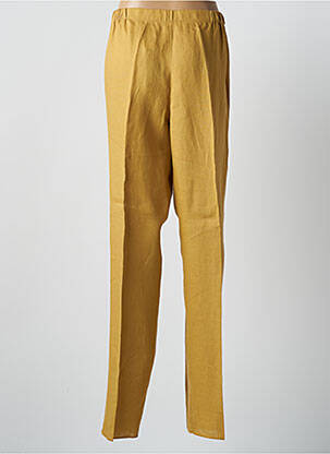 Pantalon slim taille élastique taille normale jaune MARINA RINALDI femme