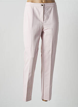 Pantalon slim taille élastique taille normale rose MARINA RINALDI femme