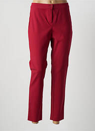 Pantalon slim taille élastique taille normale rouge MARINA RINALDI femme