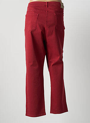 Pantalon droit stretch taille normale rouge MARINA SPORT femme