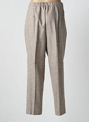 Pantalon slim taille élastique taille normale marron MARINA RINALDI femme