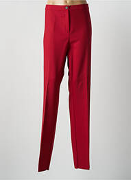 Pantalon slim taille élastique taille normale rouge MARINA RINALDI femme