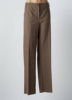 Pantalon droit stretch taille normale marron MARINA RINALDI femme