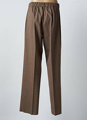Pantalon droit stretch taille normale marron MARINA RINALDI femme