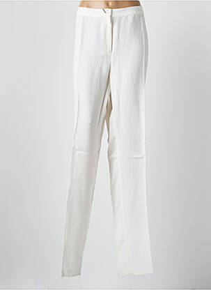Pantalon slim taille élastique taille normale beige MARINA RINALDI femme