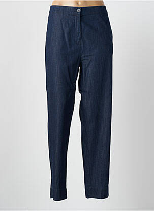 Pantalon slim taille élastique taille normale bleu MARINA RINALDI femme