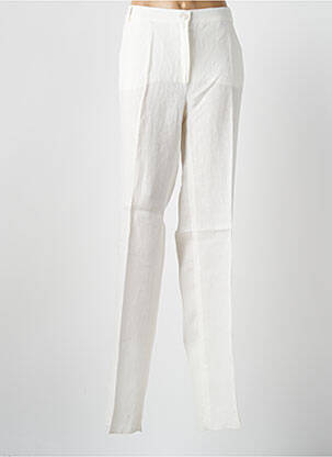 Pantalon slim taille élastique taille normale beige MARINA RINALDI femme
