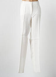 Pantalon slim taille élastique taille normale beige MARINA RINALDI femme