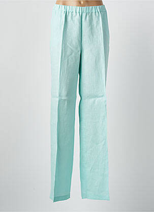 Pantalon droit taille élastique taille normale bleu MARINA RINALDI femme