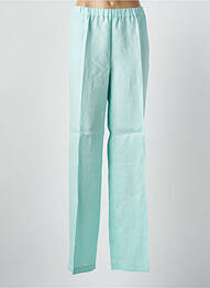 Pantalon droit taille élastique taille normale bleu MARINA RINALDI femme