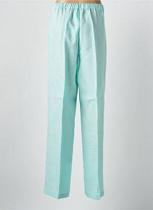 Pantalon droit taille élastique taille normale bleu MARINA RINALDI femme